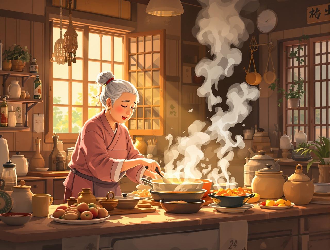 红果漫据 - 外婆的厨房 红果漫据作品《外婆的厨房》- 亲情伦理题材短剧