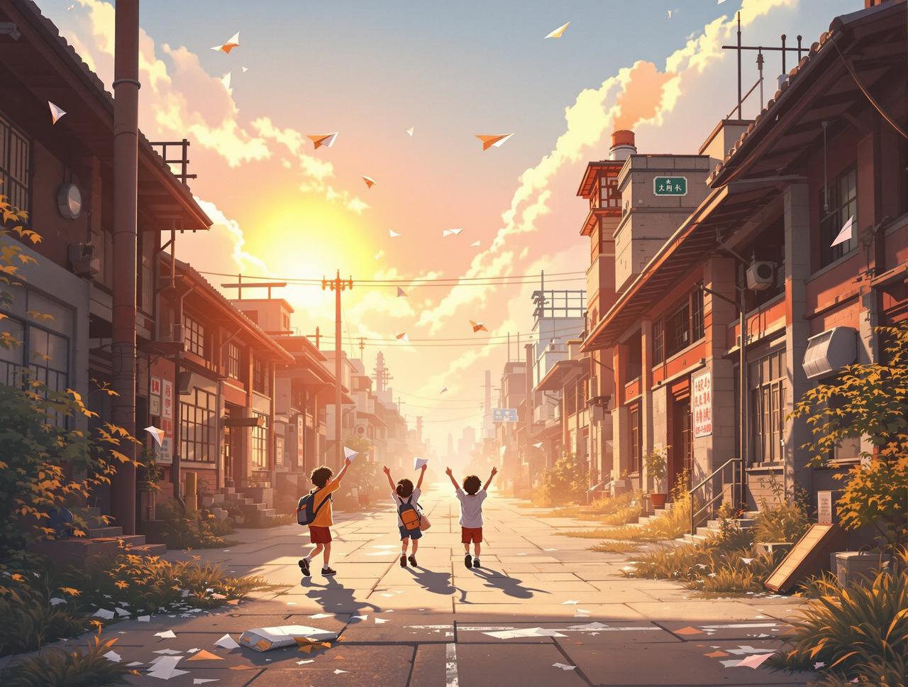 红果漫据 - 纸飞机 红果漫据作品《纸飞机》- 年代记忆题材短剧